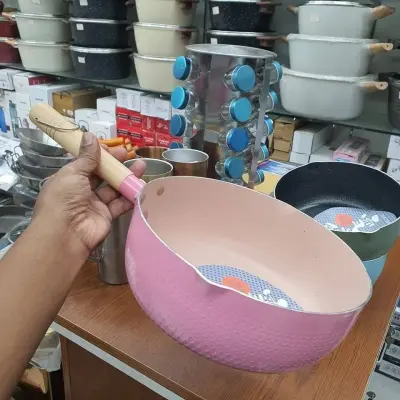 Premium Ceramic Coated Large Milk Pan (1pcs) secondary