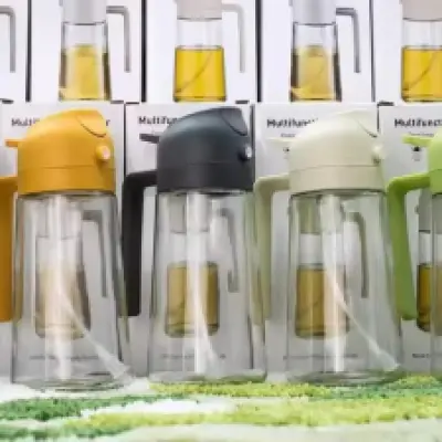 Glass Oil Dispenser and Spray Bottle secondary