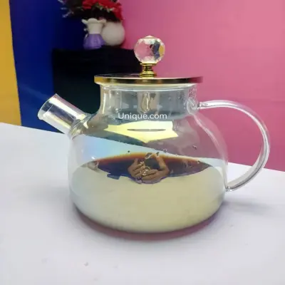 1000ML Borosilicate, Clear Glass Tea Pots secondary