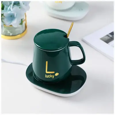 Cup Heater Coffee Mug Warmer Timer Heating Coaster Smart Thermostatic Heating Pad Hot Plate Hot Milk Coffee Cup Warmer - Coffee Mug secondary