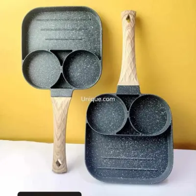 3-in-1 Non-Stick Breakfast Grill & Fried Egg Pan