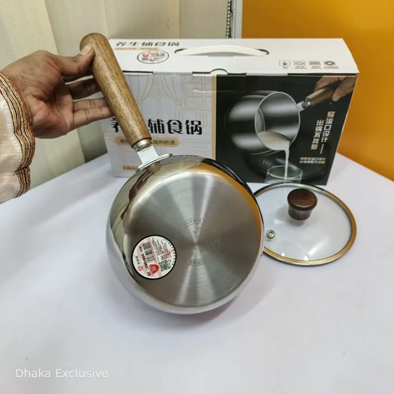 Premium Stainless Steel Milk Pan