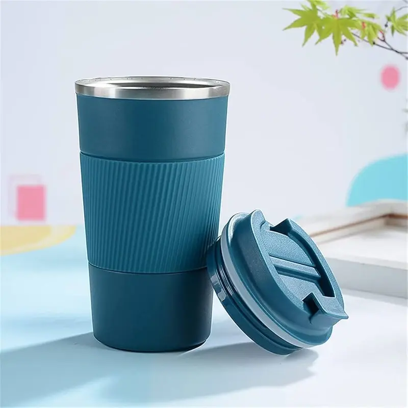 Stainless Steel Coffee Cup Thermos Mug Leak-Proof Thermos Travel Thermal Vacuum Flask Insulated Cup Water Bottle 510ML