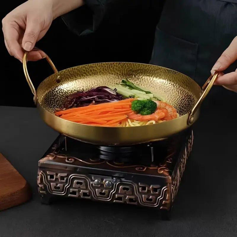 Elegant Metallic Cookware Karai