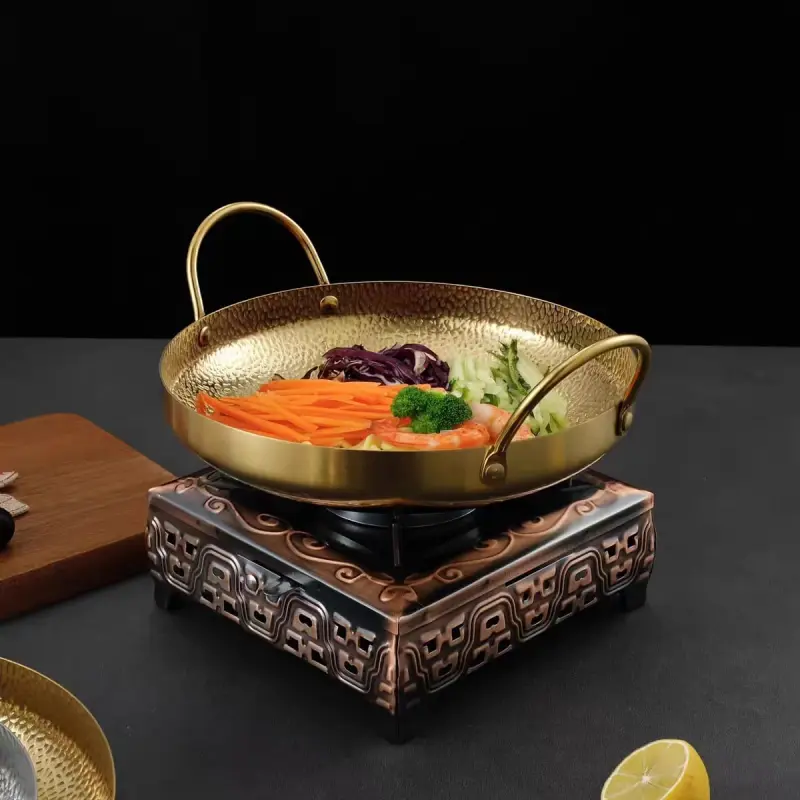 Elegant Metallic Cookware Karai