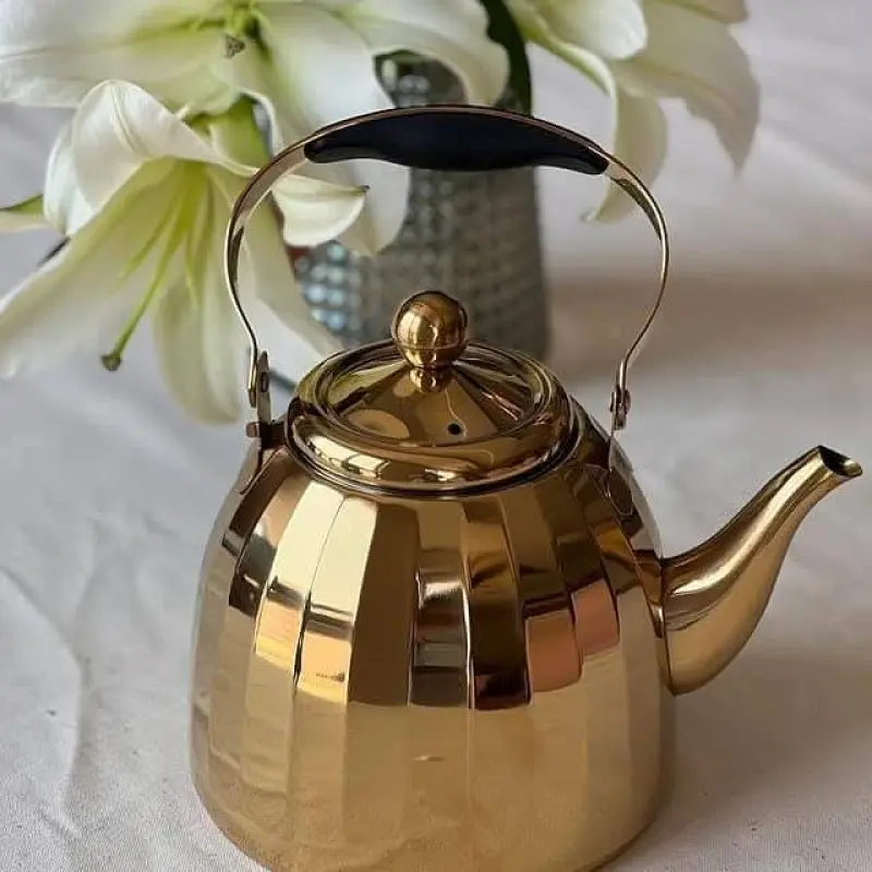 Stainless Steel Golden Kettle