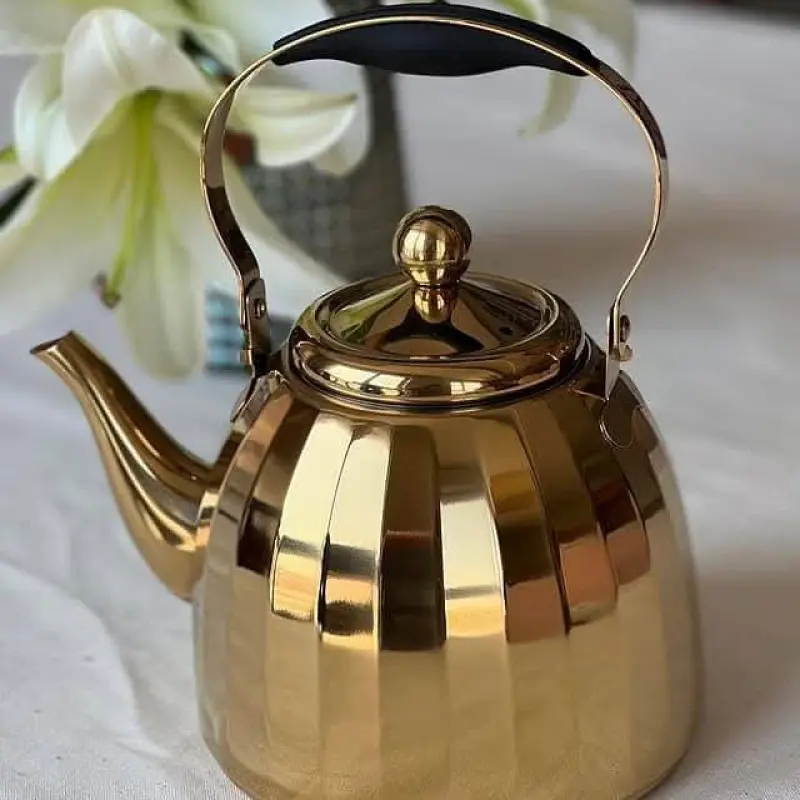 Stainless Steel Golden Kettle