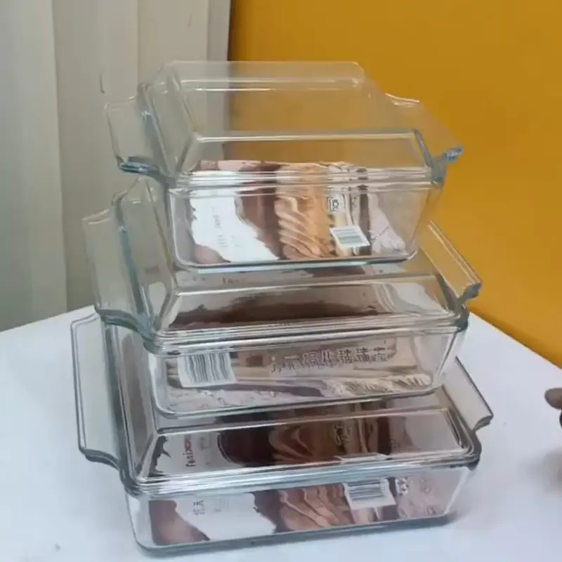 Premium Borosilicate Glass Casserole with Lid