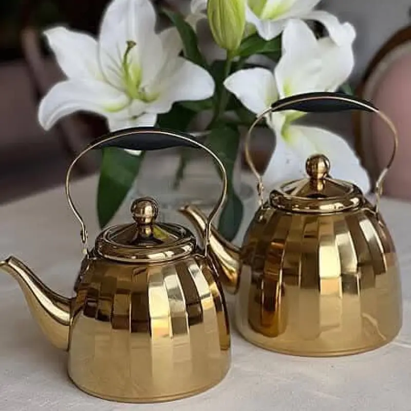 Stainless Steel Golden Kettle
