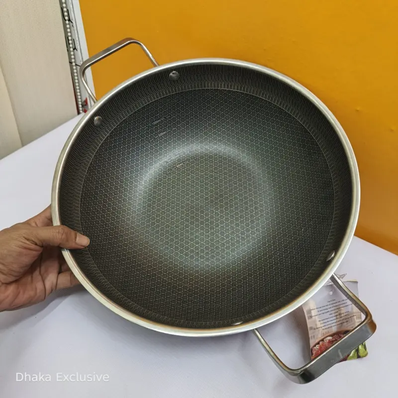 Stainless Steel 316 Deep Pan with Glass Lid
