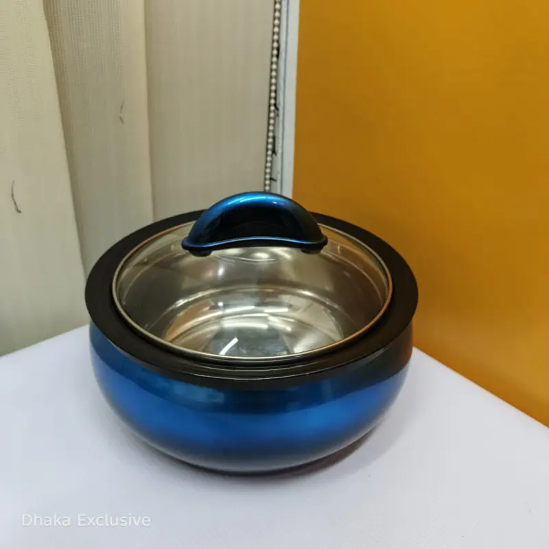 Premium Metallic Blue Insulated Hotpot – (Blue)