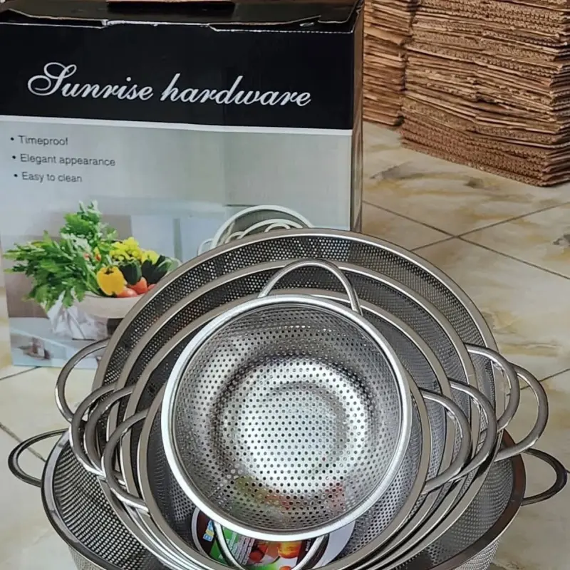 Stainless Steel Round Washing Bowl