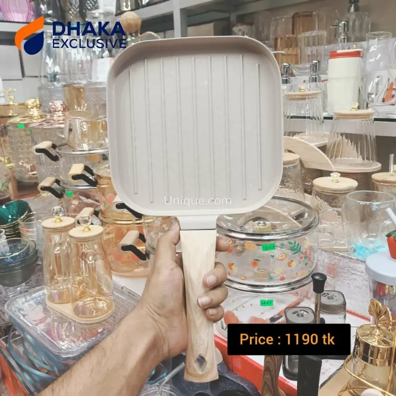 non-stick square grill pan