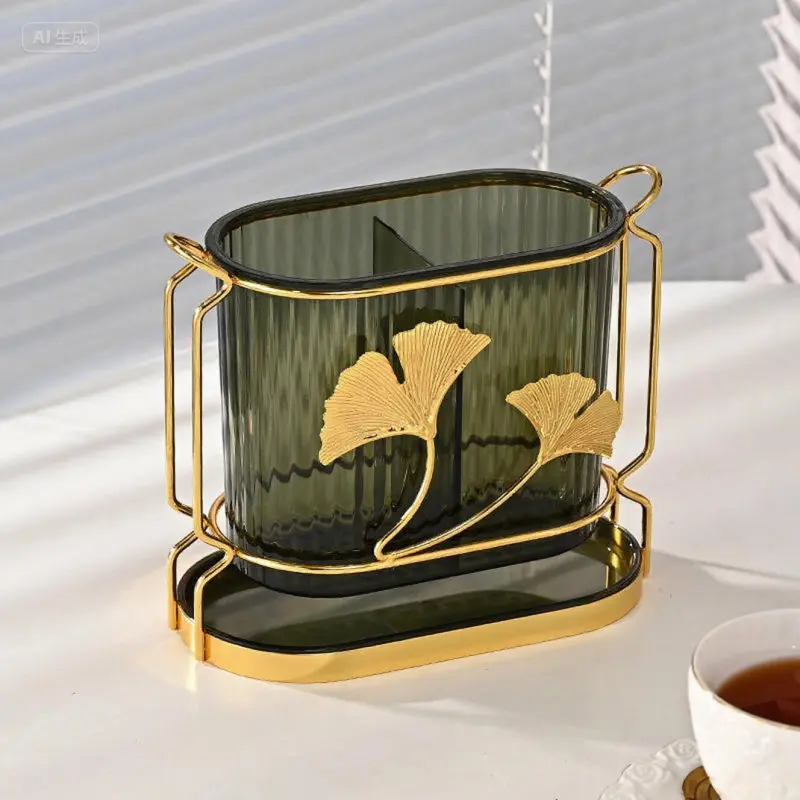 Ginkgo Leaf Luxury Cutlery Holder