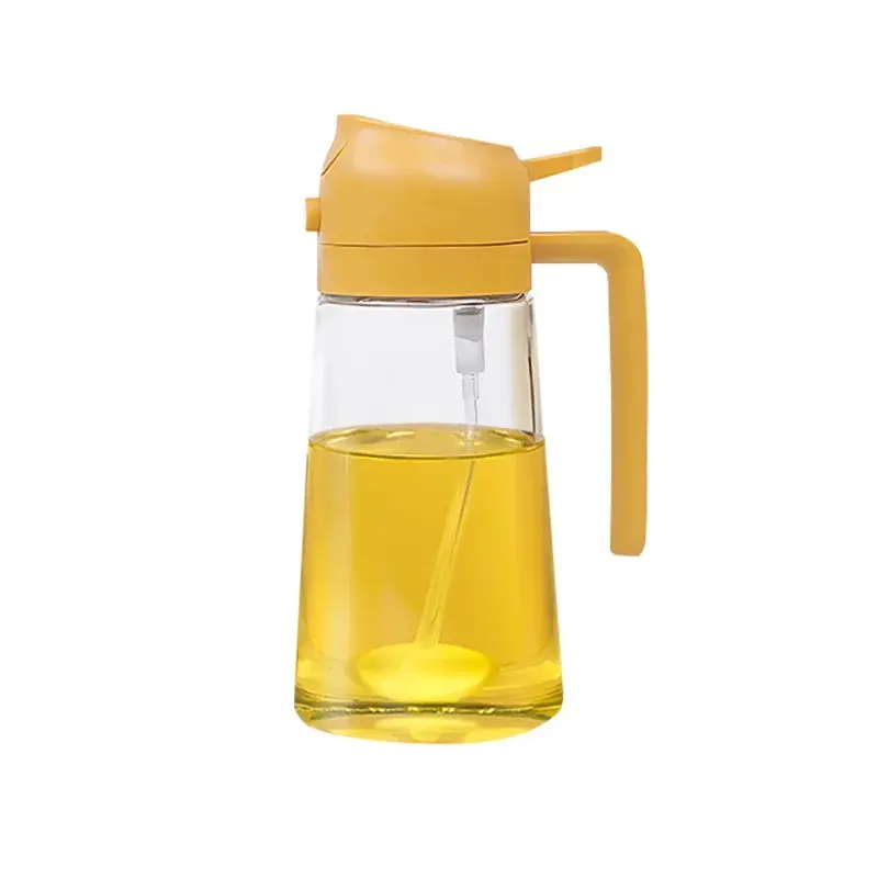 Glass Oil Dispenser and Spray Bottle