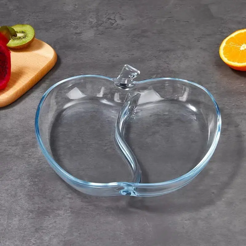 Creative Summer Fruit Plate, Microwave-Safe Western Food & Snack Dish Apple